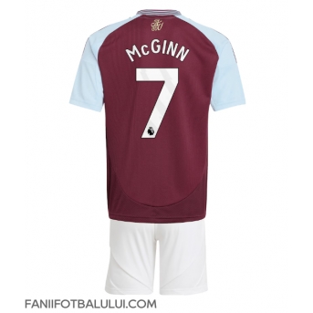 Aston Villa John McGinn #7 Echipament de Fotbal Replică 2024-25 Copii Acasa (+ Șorturi)